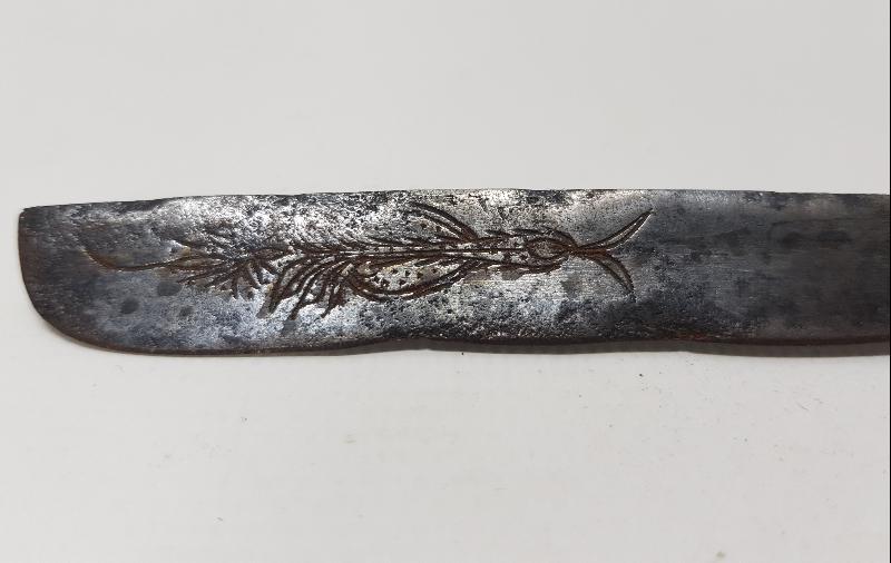 OSMANLI DÖNEMİ 1320 TARİHLİ VE GÜMÜŞ SAPLI ÇOK NADİR BABAKALE BIÇAĞI