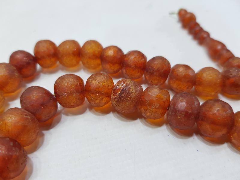 OSMANLI DÖNEMİ ÇOK NADİR FASETA KESİM DAMLA KEHRİBAR TESPİH