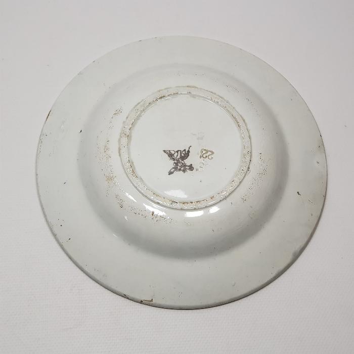 OSMANLI DÖNEMİ EL BOYAMA KİLİSE RESİMLİ PORSELEN TABAK