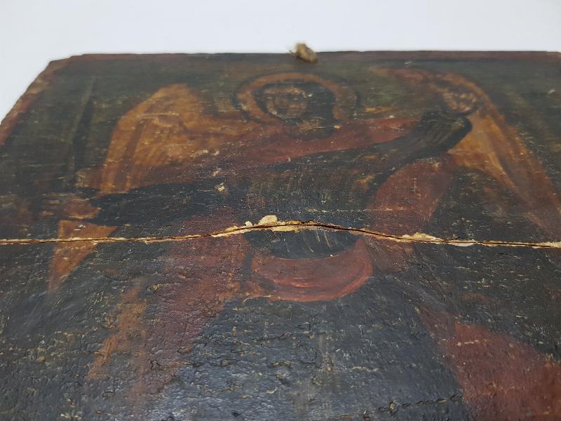 OSMANLI DÖNEMİ EL BOYAMA YAĞLI BOYA İKONA