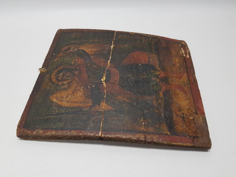 OSMANLI DÖNEMİ EL BOYAMA YAĞLI BOYA İKONA