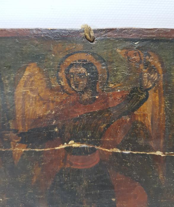 OSMANLI DÖNEMİ EL BOYAMA YAĞLI BOYA İKONA