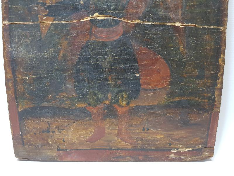 OSMANLI DÖNEMİ EL BOYAMA YAĞLI BOYA İKONA