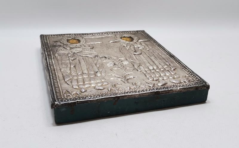 OSMANLI DÖNEMİ ERMENİ İŞİ GÜMÜŞ İKONA