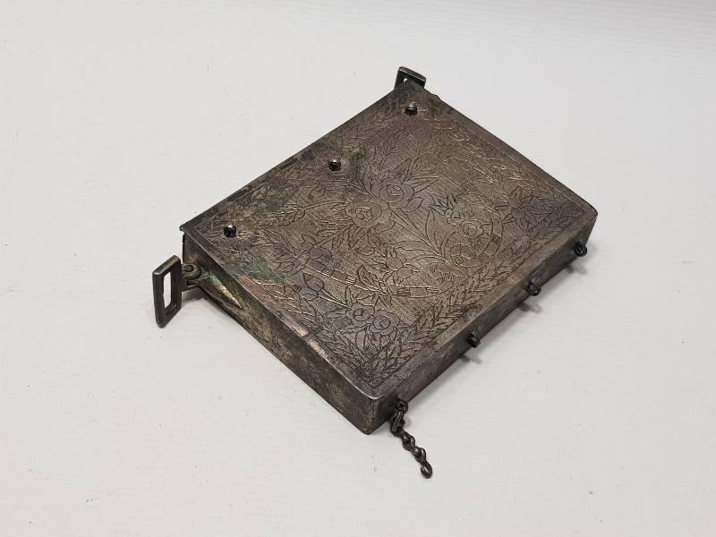 OSMANLI DÖNEMİ SÜLEYMAN MÜHÜRLÜ GÜMÜŞ MUSHAF KABI