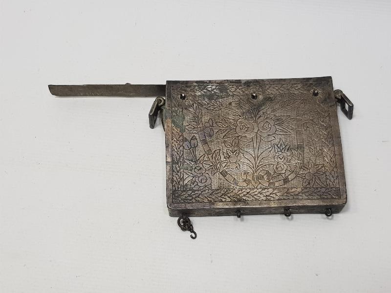 OSMANLI DÖNEMİ SÜLEYMAN MÜHÜRLÜ GÜMÜŞ MUSHAF KABI