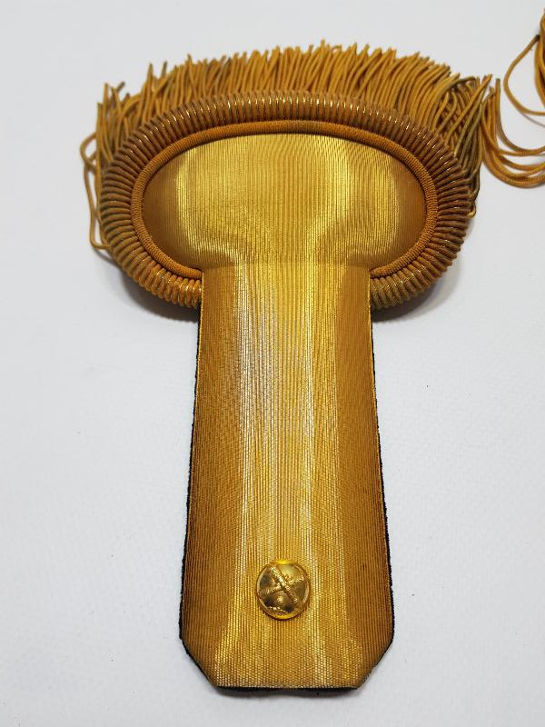 OSMANLICA YAZILI ORJİNAL KUTUSUNDA TOPÇU PAŞA APOLETİ