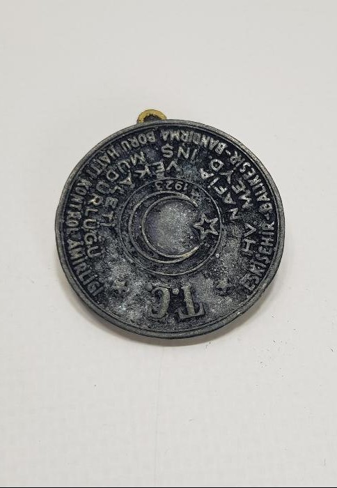 TC NAFİA VEKALETİ HV MEYD İNŞ MÜD ESKİŞEHİR BALIKESİR BANDIRMA BORU HATTI KONTROL AMİRLİĞİ MÜHÜRÜ