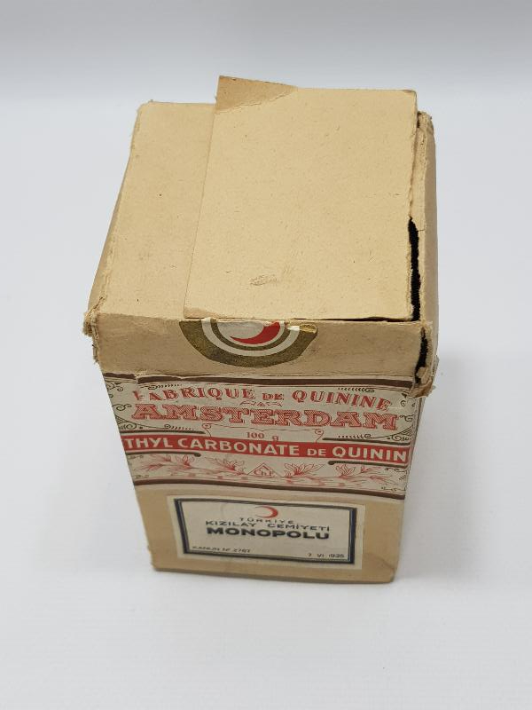 TIP TARİHİ: 1935 TÜRKİYE KIZILAY CEMİYETİ MONOPOLÜ KİNİN KUTUSU