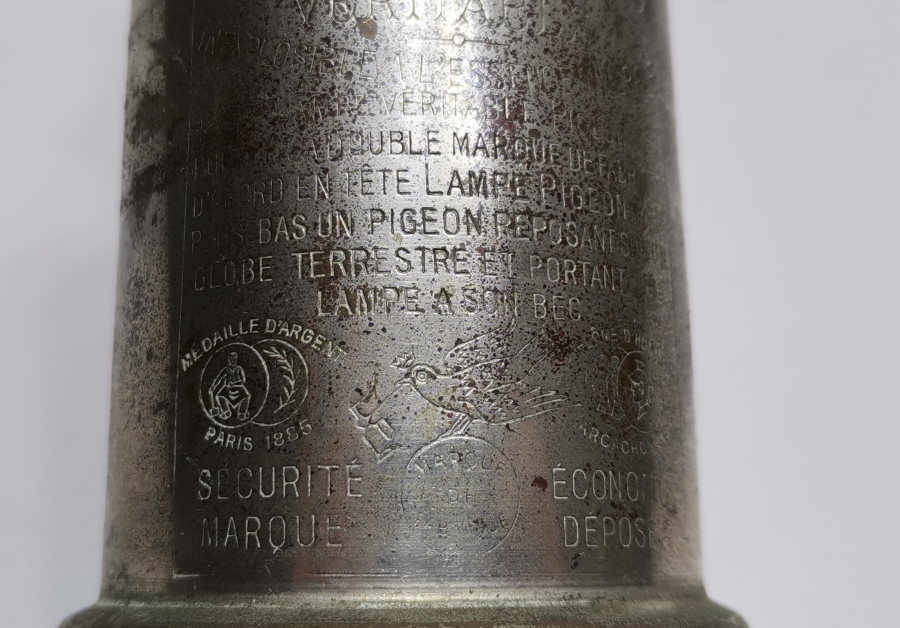 ÜZERİ YAZILI NADİR VAGON LAMBASI