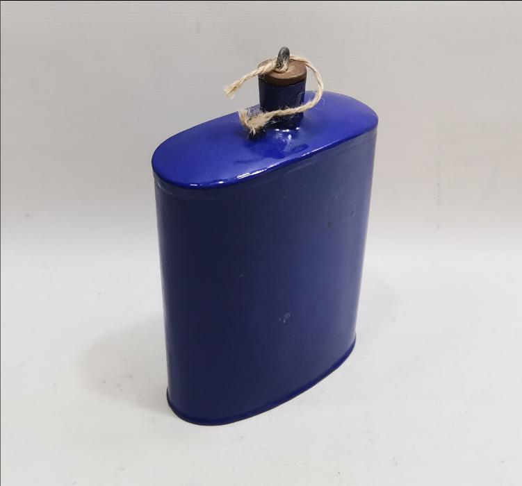 1. DÜNYA SAVAŞI ÇİL KONDÜSYONDA EMAYE ASKER MATARASI