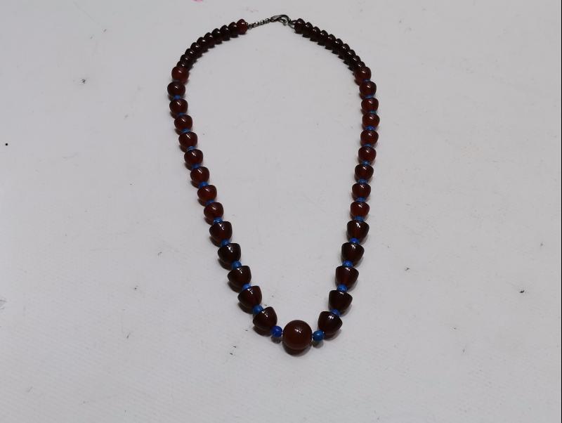 ANTİKA SIKMA KEHRİBAR GERDANLIK