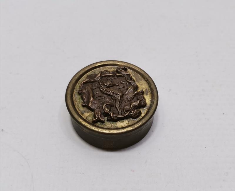 DENİZATI TEMALI ANTİKA ENFİYE KUTUSU