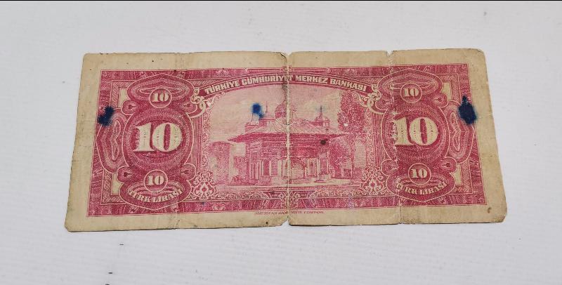 İSMET İNÖNÜ RESİMLİ KAĞIT PARA