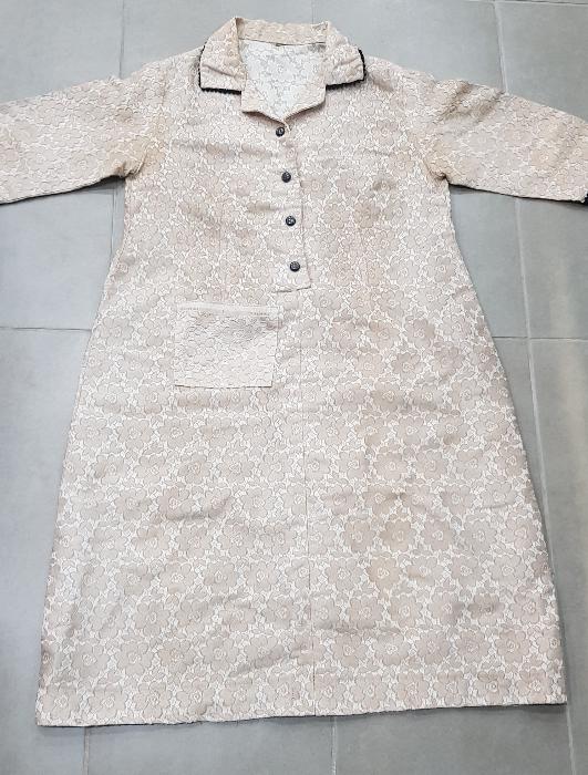 OSMANLI DÖNEMİ DANTEL İŞLEMELİ KADIN ELBİSESİ