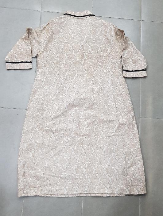 OSMANLI DÖNEMİ DANTEL İŞLEMELİ KADIN ELBİSESİ