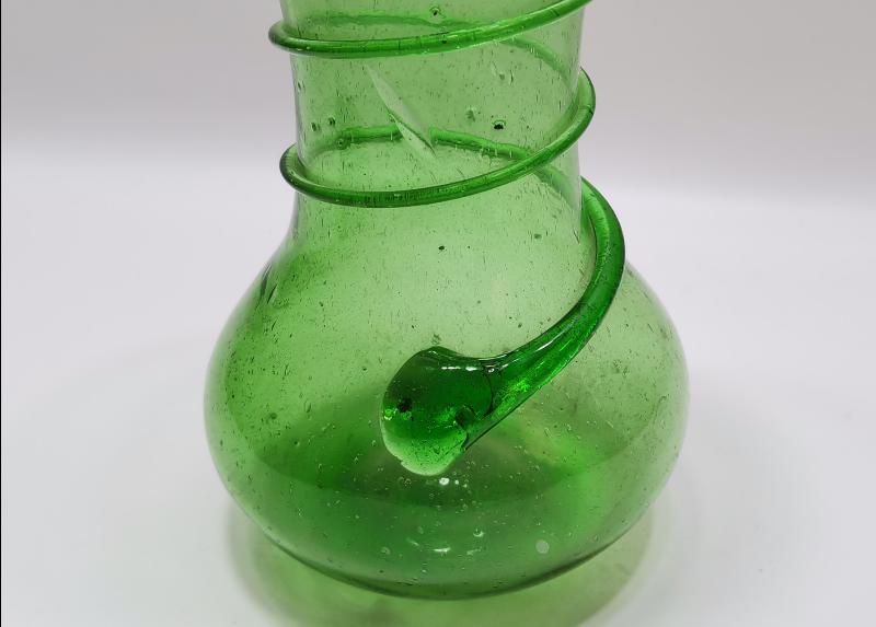 OSMANLI DÖNEMİ FARKLI FORMDA KOPARMA CAM VAZO