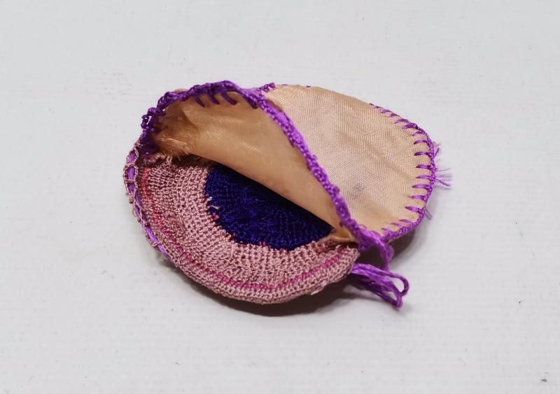 OSMANLI DÖNEMİ İĞNE OYASI CEP SAATİ KESESİ