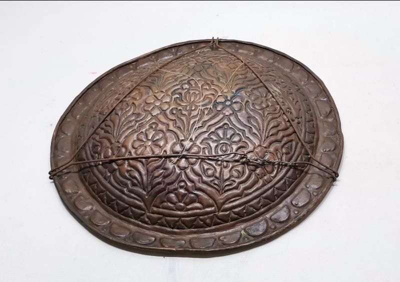 OSMANLI DÖNEMİ MİNELİ BÜYÜK BOY BAKIR TABAK