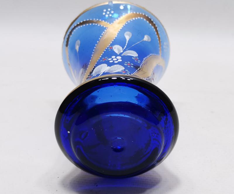 OSMANLI DÖNEMİ MİNELİ VE ALTIN YALDIZLI NADİR FORMDA KAŞIKLIK