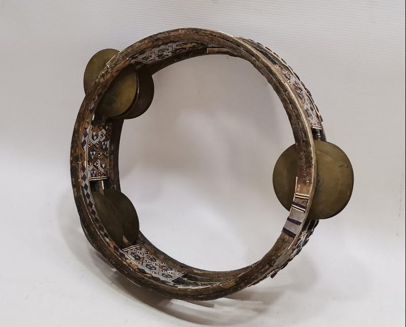 OSMANLI DÖNEMİ SÜRYANİ İŞİ SEDEF KAKMA İŞLEMELİ TEF