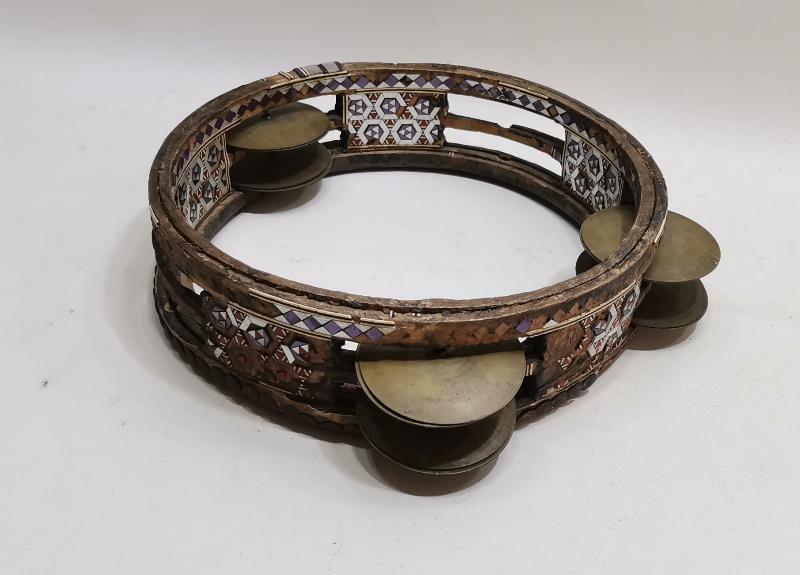 OSMANLI DÖNEMİ SÜRYANİ İŞİ SEDEF KAKMA İŞLEMELİ TEF