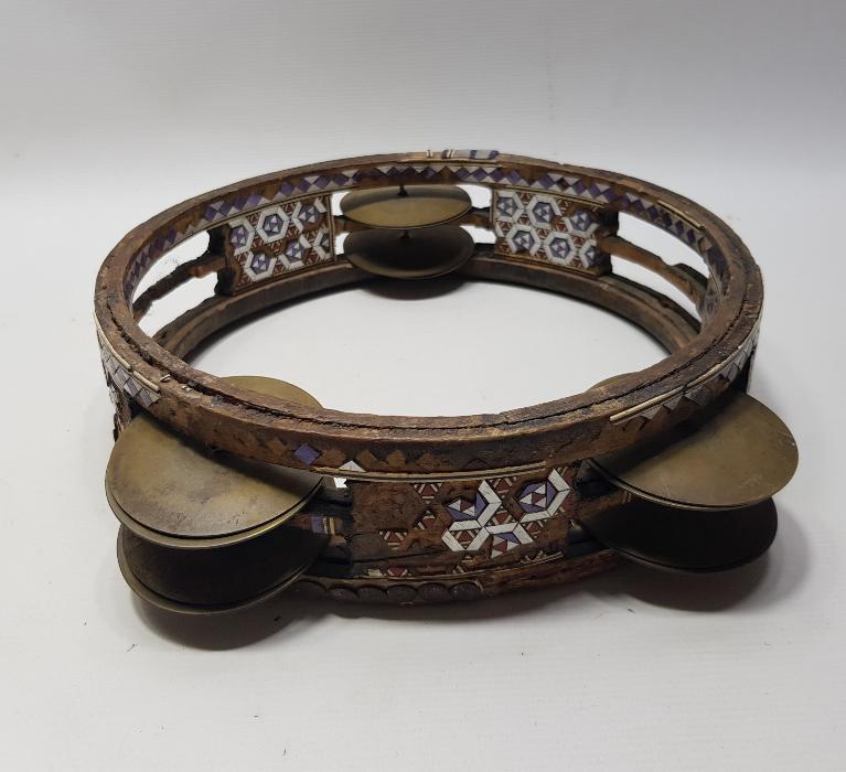 OSMANLI DÖNEMİ SÜRYANİ İŞİ SEDEF KAKMA İŞLEMELİ TEF