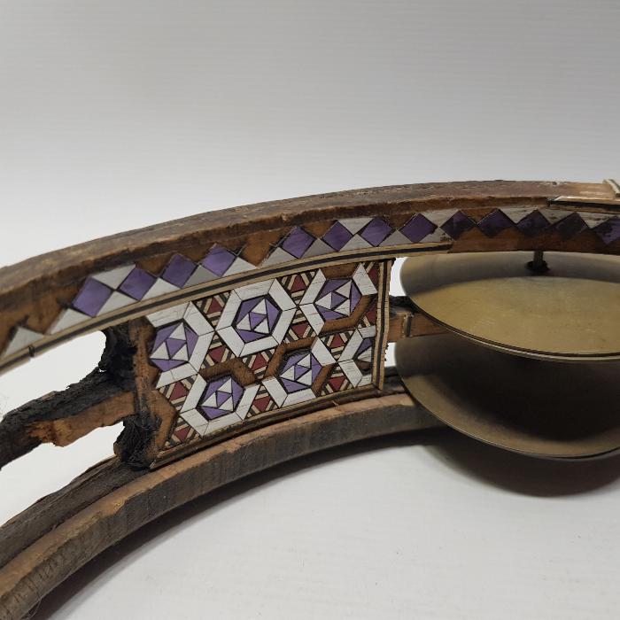 OSMANLI DÖNEMİ SÜRYANİ İŞİ SEDEF KAKMA İŞLEMELİ TEF