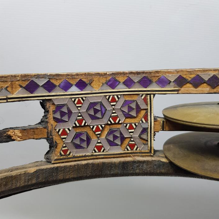 OSMANLI DÖNEMİ SÜRYANİ İŞİ SEDEF KAKMA İŞLEMELİ TEF