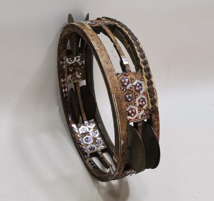 OSMANLI DÖNEMİ SÜRYANİ İŞİ SEDEF KAKMA İŞLEMELİ TEF