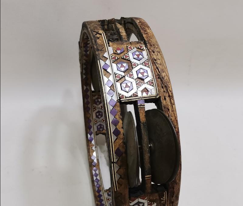 OSMANLI DÖNEMİ SÜRYANİ İŞİ SEDEF KAKMA İŞLEMELİ TEF