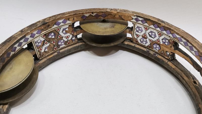 OSMANLI DÖNEMİ SÜRYANİ İŞİ SEDEF KAKMA İŞLEMELİ TEF