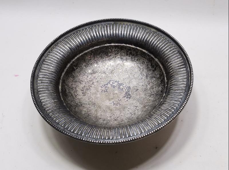 OSMANLICA İNİSİYALLİ GÜMÜŞ KAPLAMA BÜYÜK BOY ŞEKERLİK