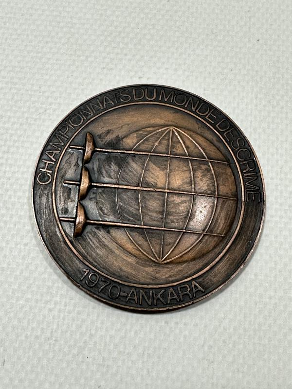 1970 ANKARA - DÜNYA ESKRİM ŞAMPİYONASI MADALYASI