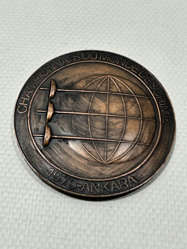 1970 ANKARA - DÜNYA ESKRİM ŞAMPİYONASI MADALYASI