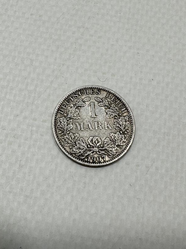 ALMANYA 1907 TARİHLİ GÜMÜŞ 1 MARK NADİR PARA
