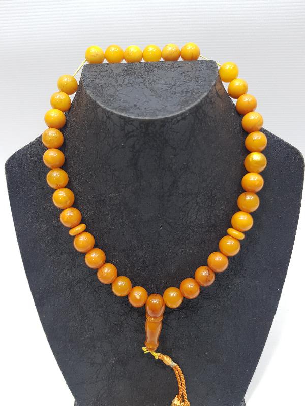 ANTİKA DAMLA KEHRİBAR TESPİH