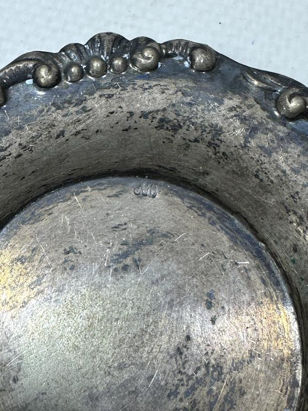 ANTİKA GÜMÜŞ ÇAY TABAĞI 