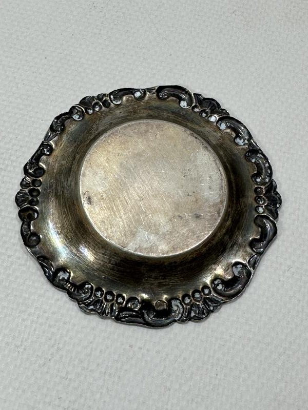 ANTİKA GÜMÜŞ ÇAY TABAĞI 