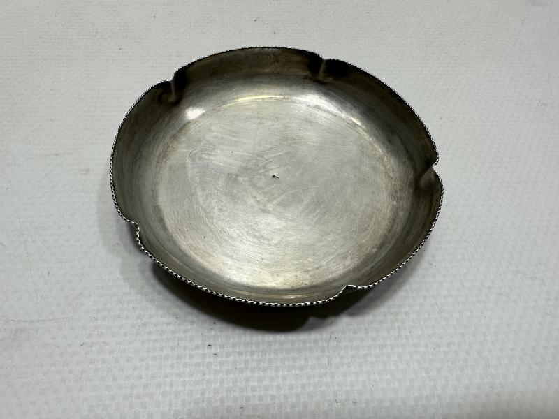 ANTİKA GÜMÜŞ KINA TASI 