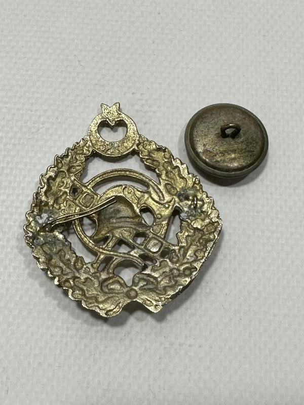 ANTİKA İTFAİYECİ BRÖVESİ VE DÜĞMESİ