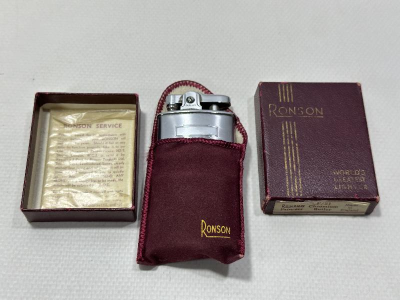 ORJİNAL KUTUSUNDA RONSON ÇAKMAK