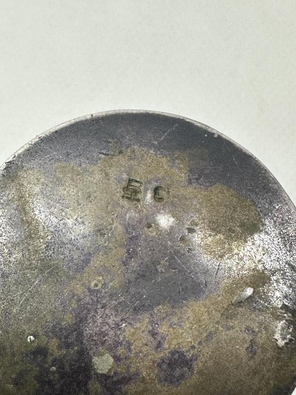 OSMANLI DÖNEMİ ÇOK NADİR CAMİ RESİMLİ VE AY YILDIZLI GÜMÜŞ NİŞANE