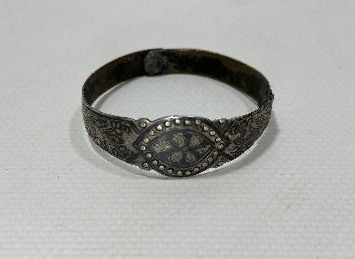 OSMANLI DÖNEMİ SAVATLI GÜMÜŞ BİLEZİK