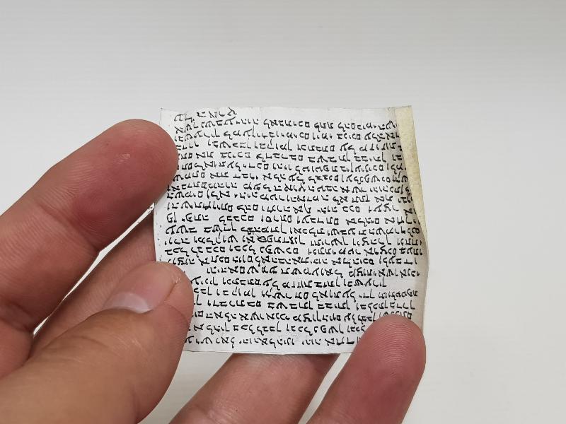 CUMHURİYET İLK DÖNEM SÜRAHİ FORMLU NADİR YAHUDİ MEZUZA