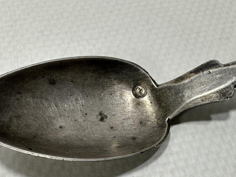 SULTAN VAHDETTİN DÖNEMİ ÇOK NADİR HİLAL VE SAH DAMGALI GÜMÜŞ TATLI KAŞIĞI