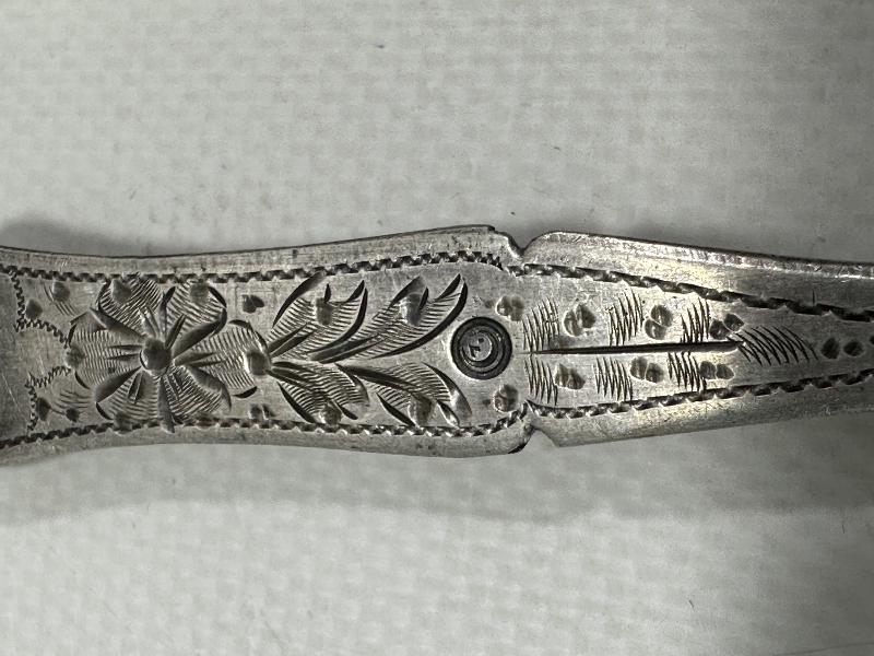 SULTAN VAHDETTİN DÖNEMİ ÇOK NADİR HİLAL VE SAH DAMGALI GÜMÜŞ TATLI KAŞIĞI