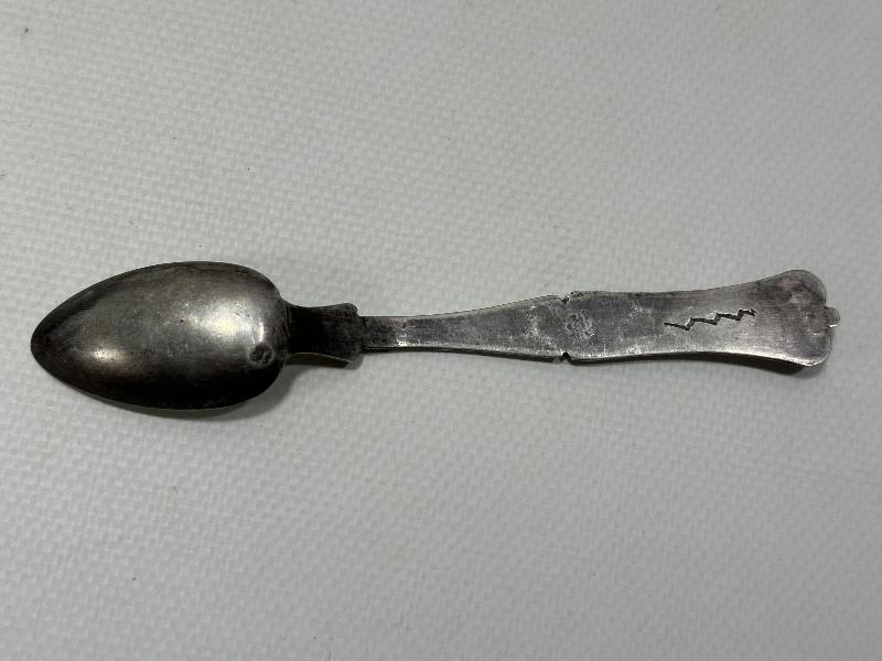 SULTAN VAHDETTİN DÖNEMİ ÇOK NADİR HİLAL VE SAH DAMGALI GÜMÜŞ TATLI KAŞIĞI