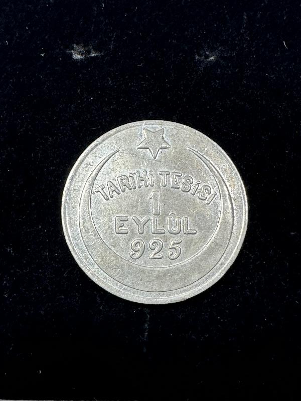 TARİHİ TESİSİ 1 EYLÜL 1925 A.M.K.Ş. KREDİ FİŞİ 500 KURUŞ NADİR JETON