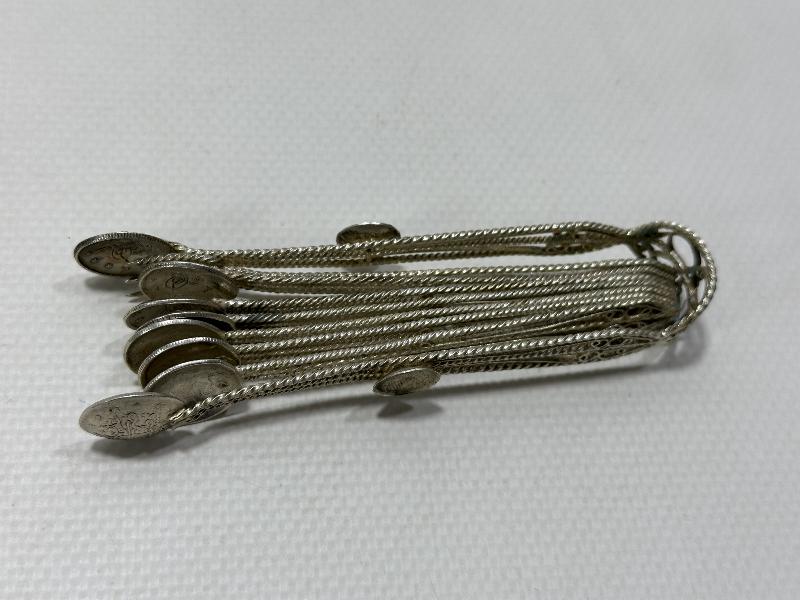 TELKARİ GÜMÜŞ ÇAY KAŞIĞI SETİ